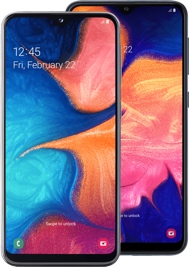 Samsung Galaxy A20e + Samsung Galaxy A10